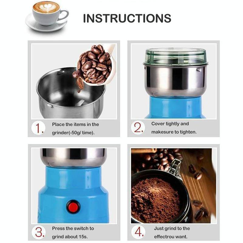 Small Grinder Grain Crusher, EU Plug