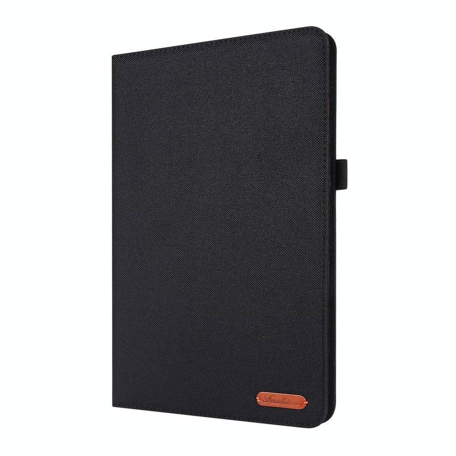 For Samsung Galaxy Tab S8 Ultra Horizontal Flip Fabric Leather Tablet Case with Card Slots & Hold...
