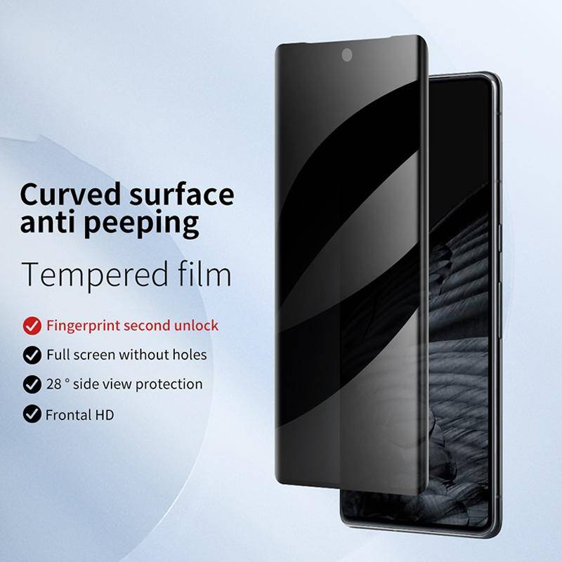 For Google Pixel 7 Pro 3D Curved Edge Privacy Tempered Glass Film