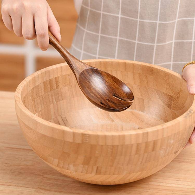 Non-Stick Pot Wood Spoon Teak Scoop Tableware Sweet Spoon