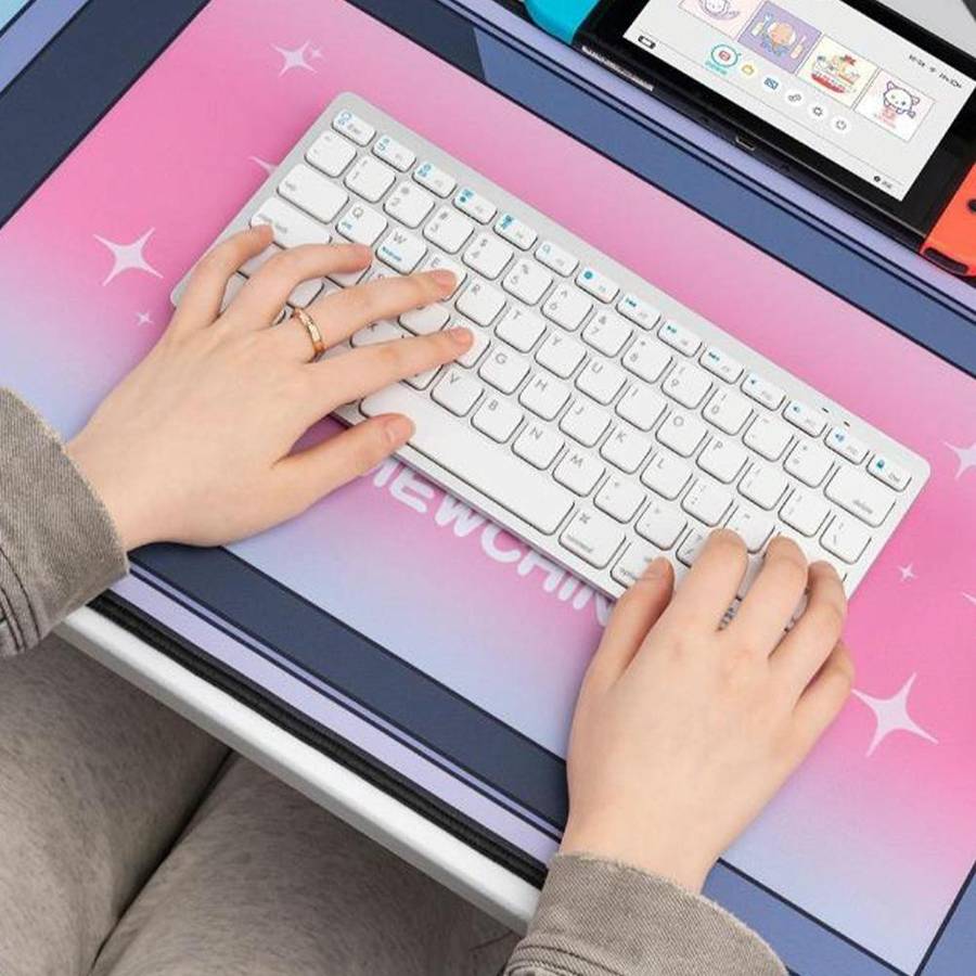 400 x 800 x 2mm Cute Cat Ear Computer Keyboard Desk Pad Mouse Pad(2)