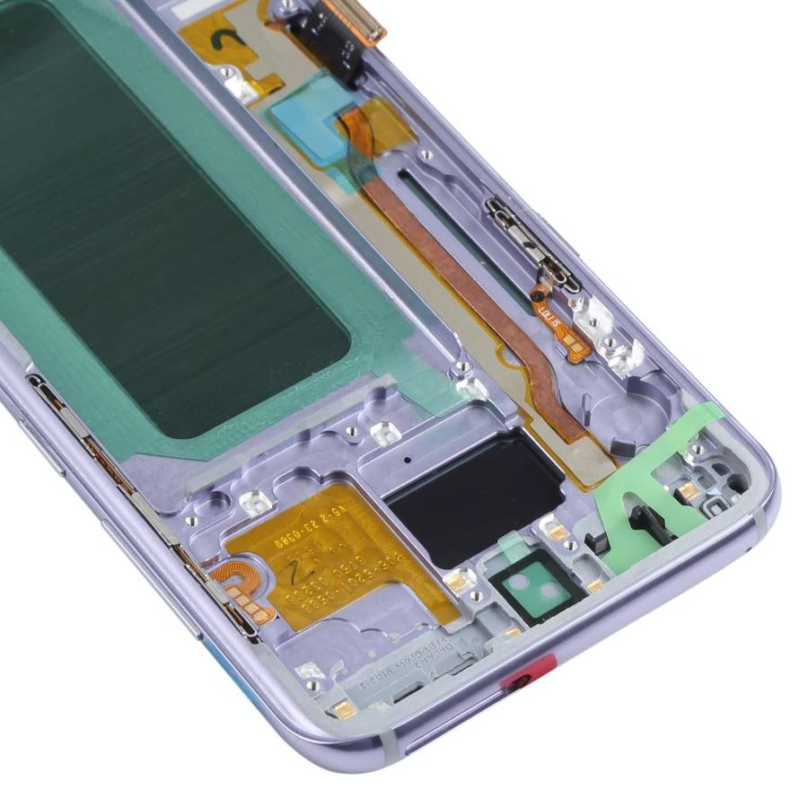 OLED LCD Screen for Samsung Galaxy S8+ SM-G955 Digitizer Full Assembly with Frame (Purple)