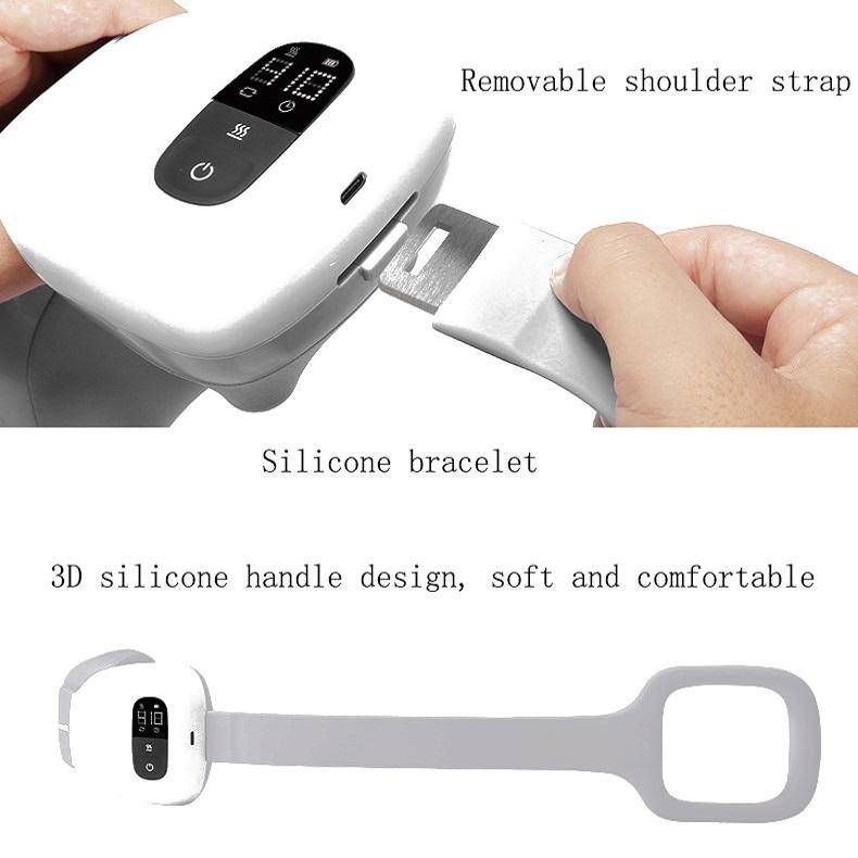 Electric Heating Cervical Massager, Specification: English(White)