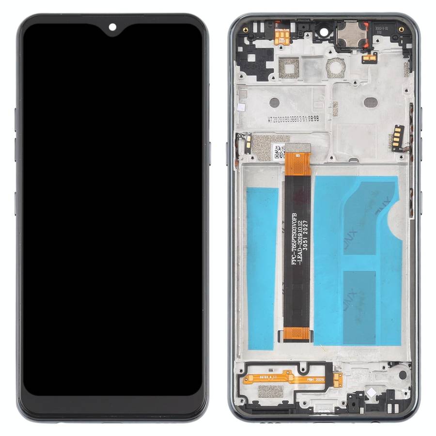 TFT LCD Screen for LG Q51 LM-Q510N Digitizer Full Assembly with Frame (Black)