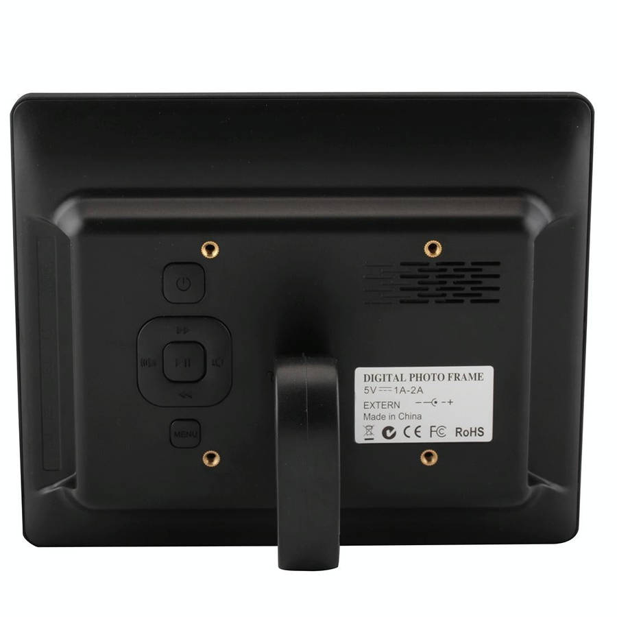8 inch LED Display Multi-media Digital Photo Frame with Holder & Music & Movie Player, Support US...
