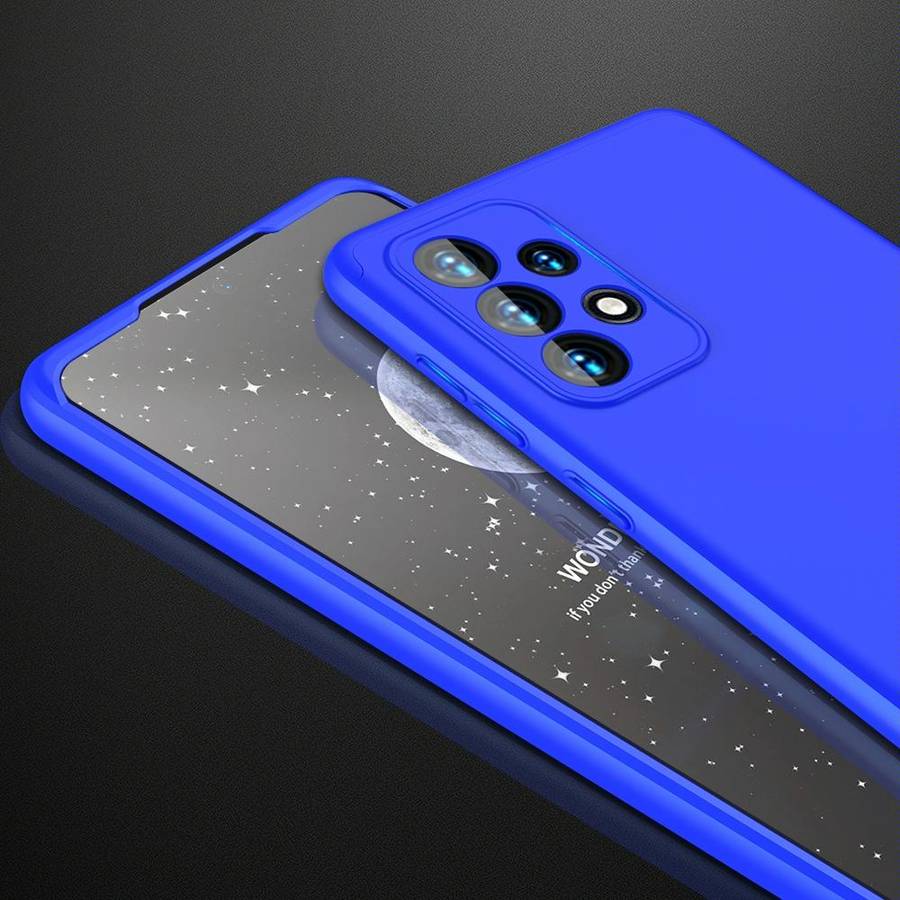 For Samsung Galaxy A33 5G GKK Three Stage Splicing Full Coverage PC Phone Case(Blue)