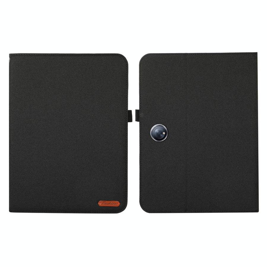 For OPPO Pad Neo 11.4 Fabric Leather Tablet Case(Black)