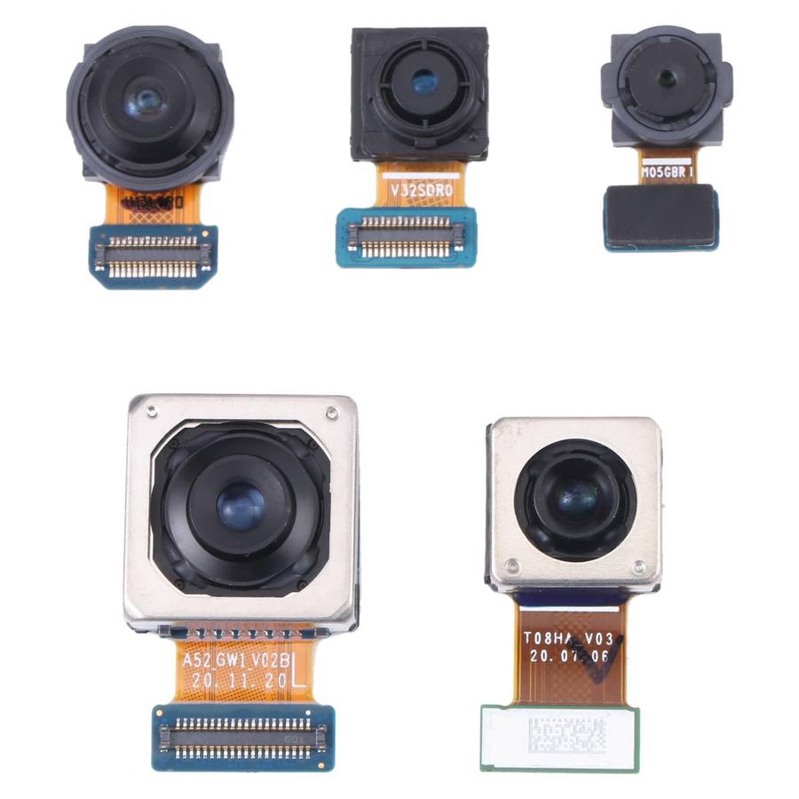 For Samsung Galaxy A72 SM-A725 Original Camera Set (Telephoto + Macro + Wide + Main Camera + Fron...