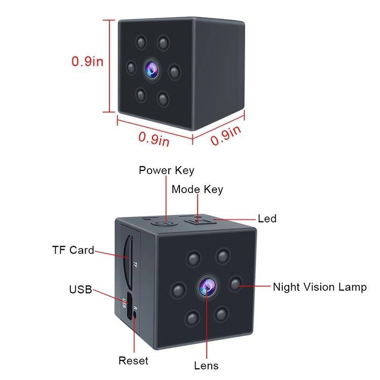 MD23 1080P HD Wireless Camera Sports Outdoor Home Computer Camera, Support Infrared Night Vision ...