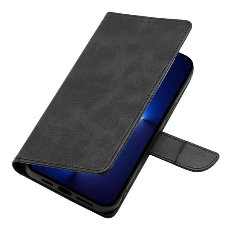 For Huawei nova 12i 4G Calf Texture Buckle Flip Leather Phone Case(Black)