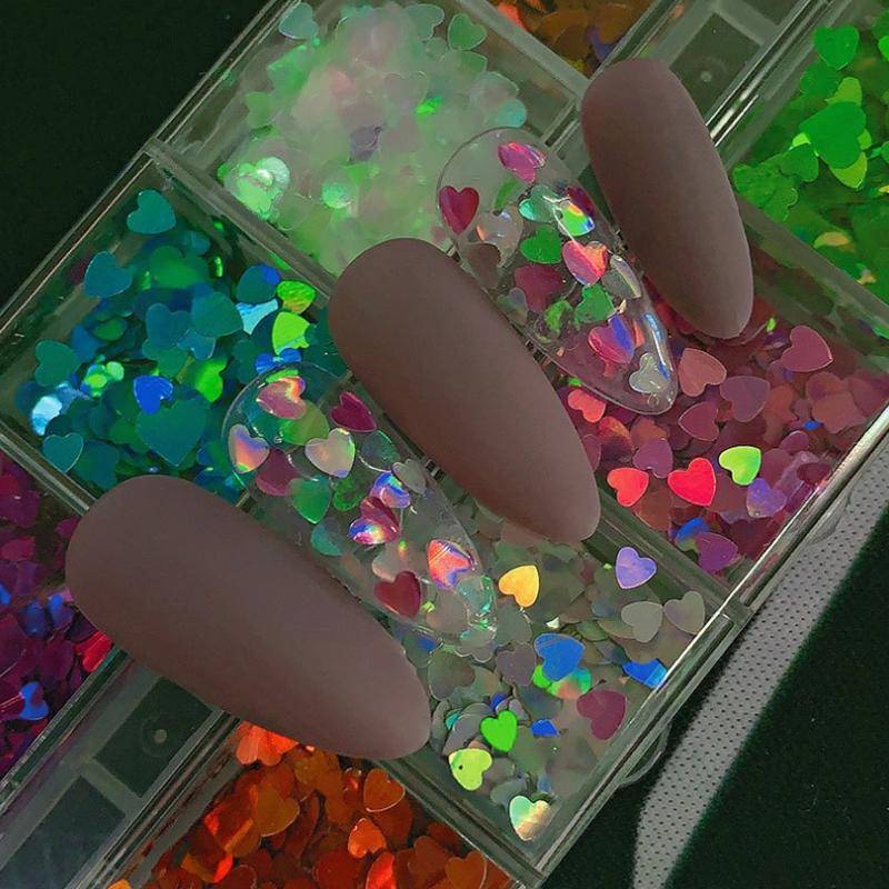 2 PCS Nail Art Butterfly Laser Symphony Sequins, Specification:10