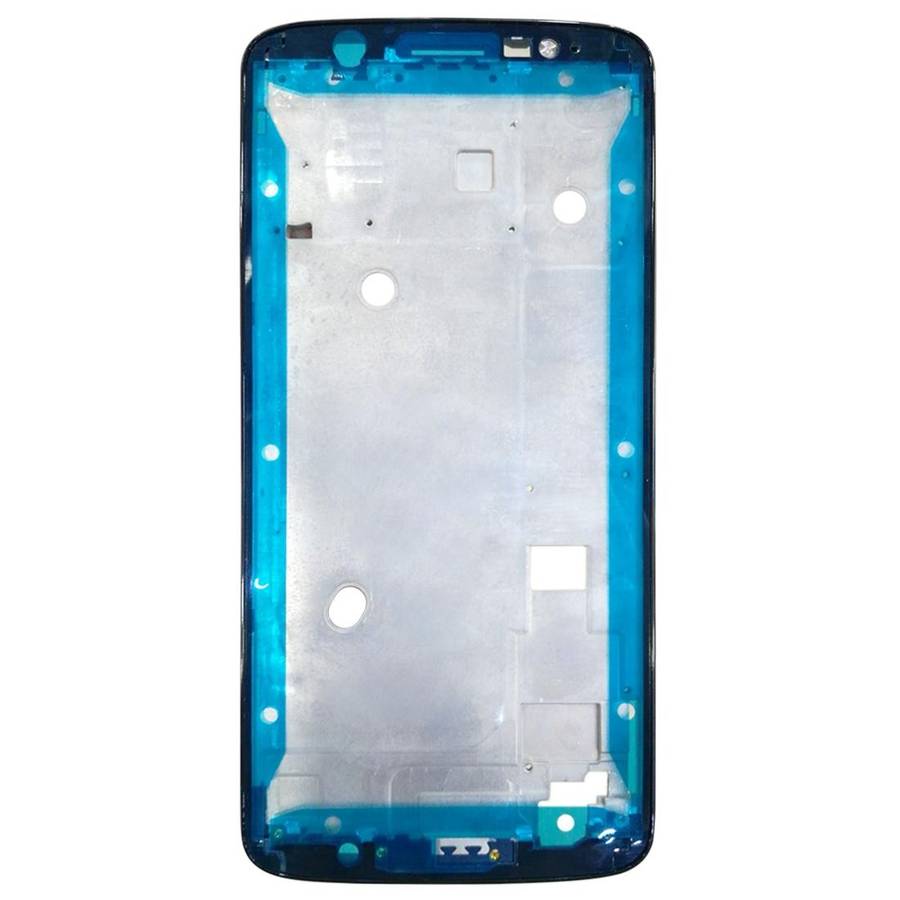 Front Housing LCD Frame Bezel for Motorola Moto G6 Plus(Black)