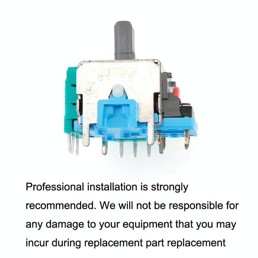 For Sony PS4 / MicroSoft XBOX One ML-ps4007 Handle 3D Joystick, Color: Blue Blue Bottom