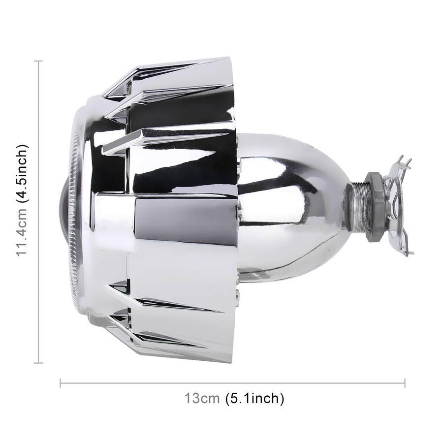 IPHCAR G262 H1 3.0 inch 12V Bi-Xenon Projector Lens Headlight with Exquisite Angle Eyes Decoratio...