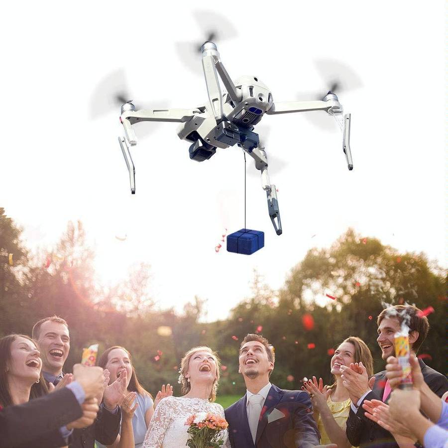 For DJI Mini 2 Drone RCSTQ Transport Thrower Drop Device