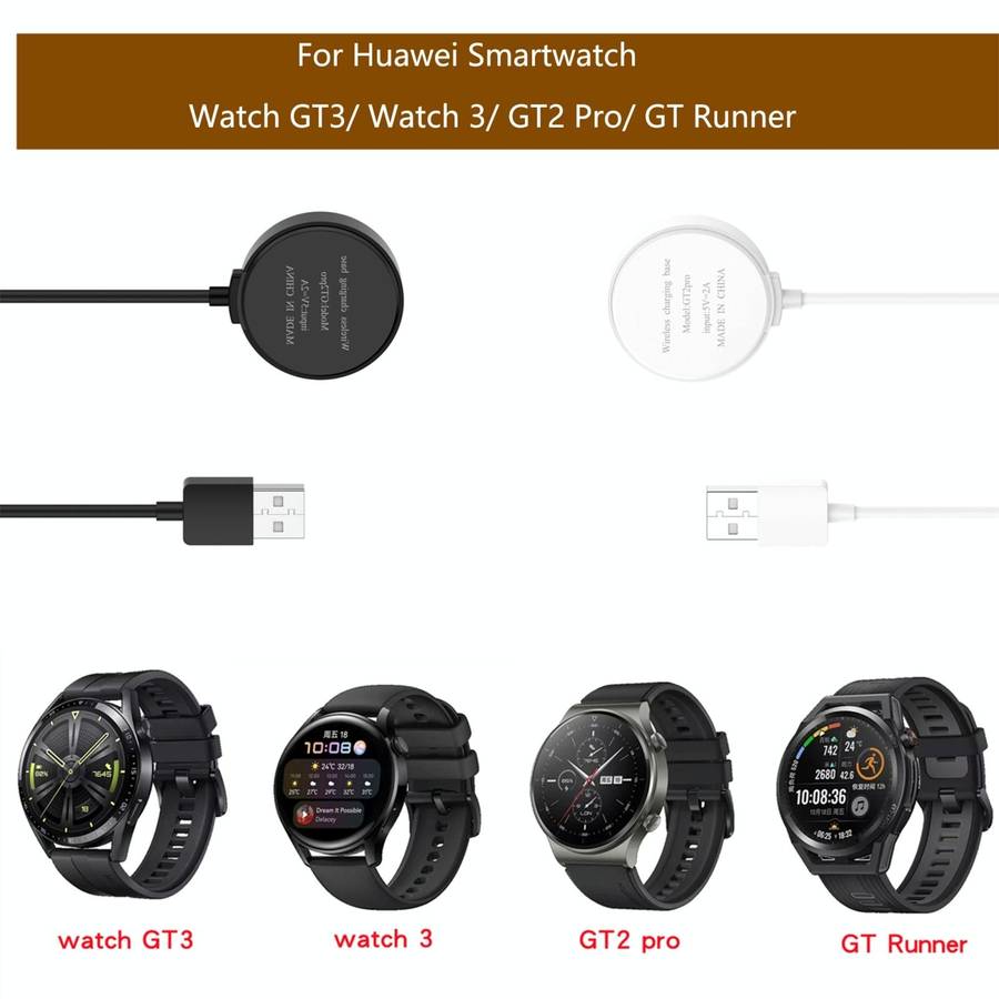 For Huawei Watch GT 2 Pro ECG Magnet Integrated Charging Base(White)