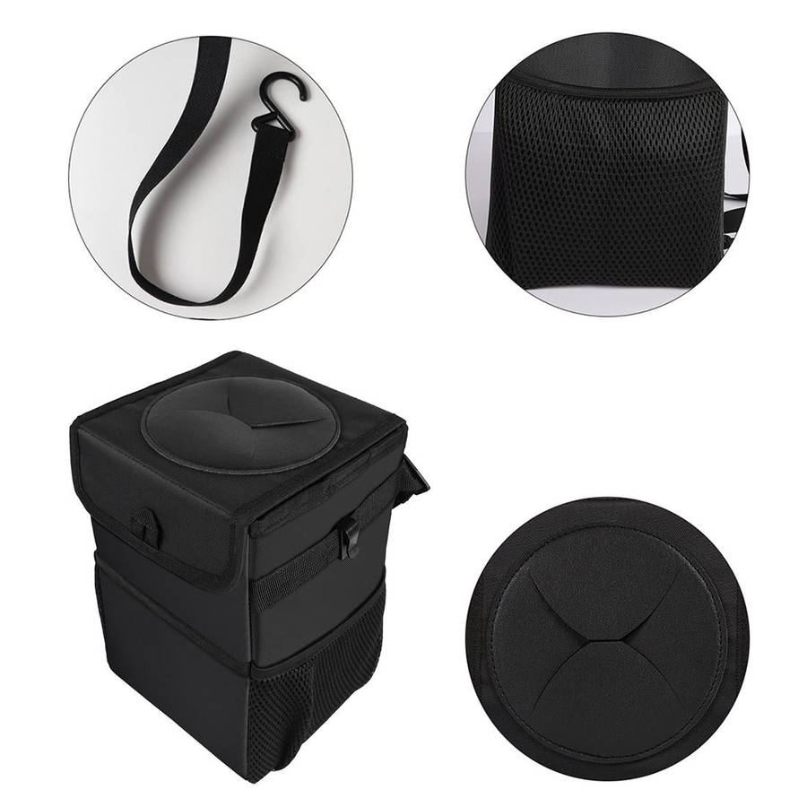 Car Back Seat Hook Garbage Can Car Storage Box