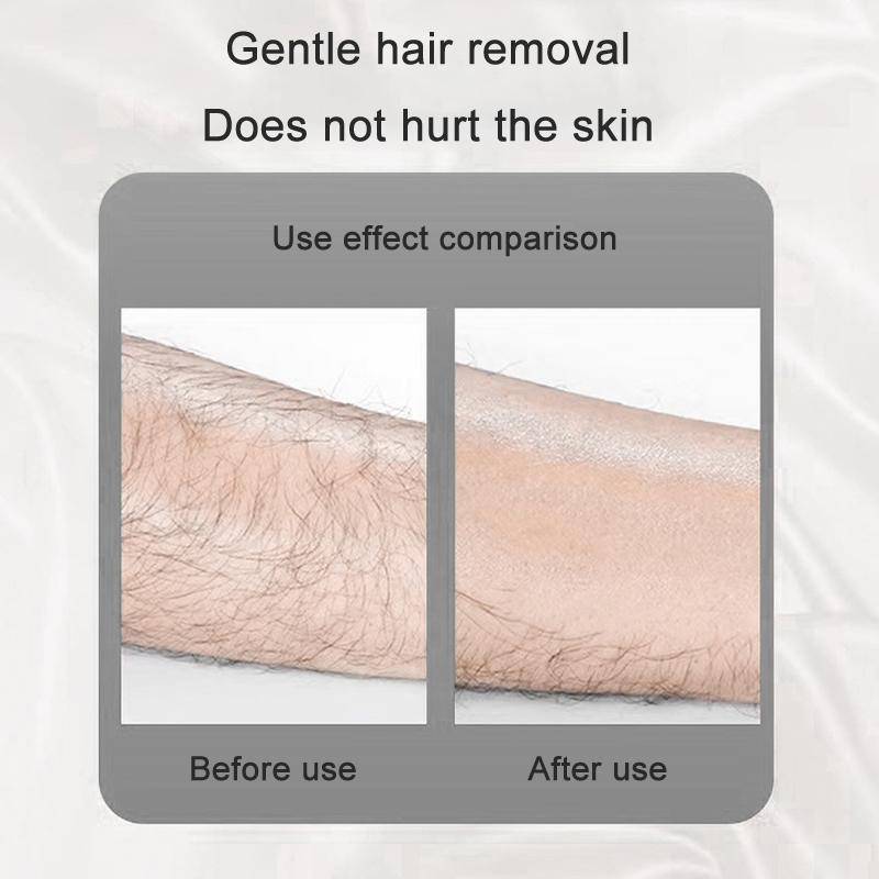 Manual Epilator Painless Skin-friendly Washable Crystal Hair Removal(Bright Black)