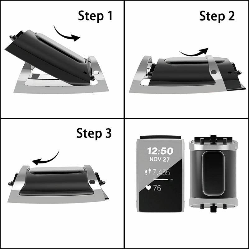 For Fitbit Charge 3 / 4 Full Coverage Plating TPU Watch Case(Silver)