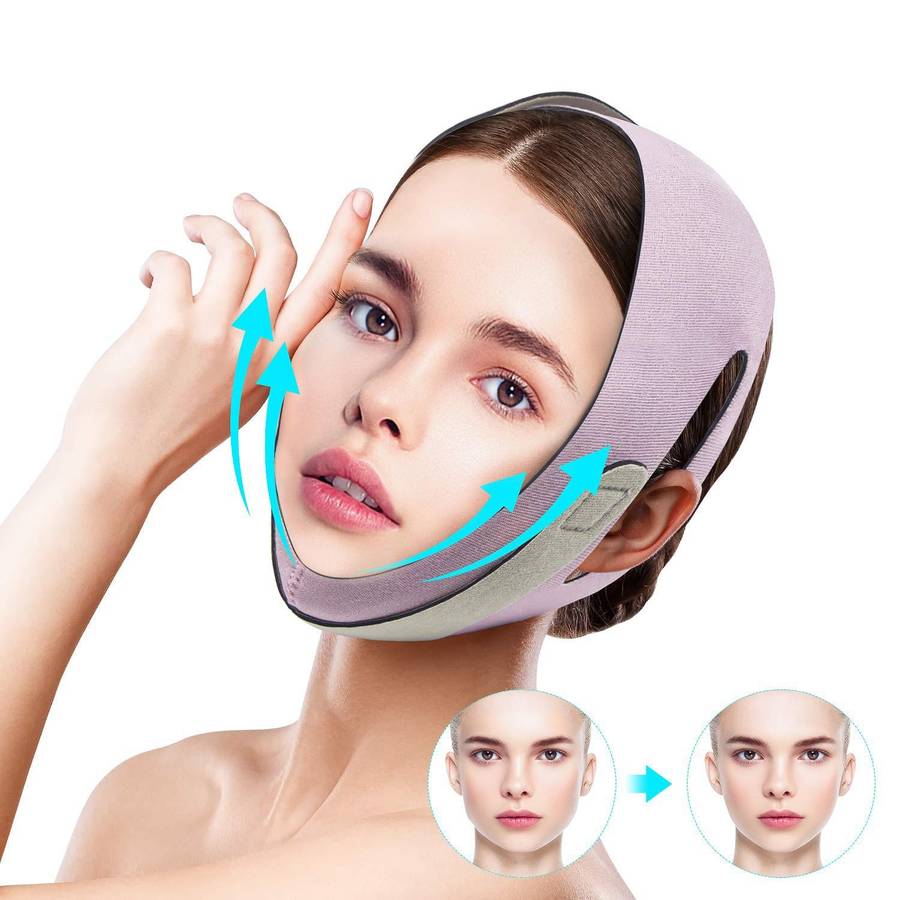 V Face Correction Firming Lift Face-lifting Belt, Specification: Colorful Box(Graphene 1st Genera...
