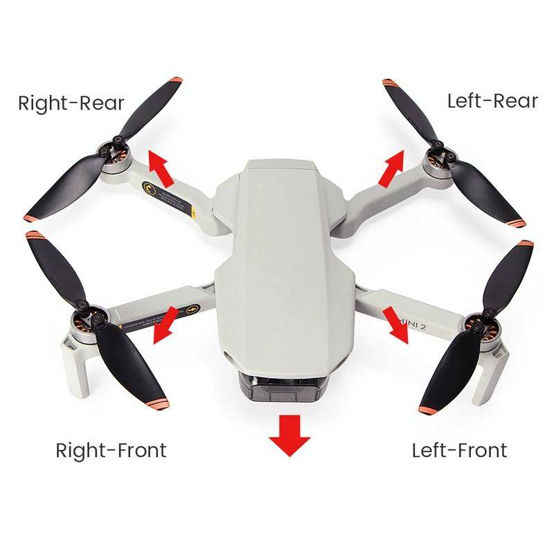 Front and Rear Arm Tripod Shells For DJI Mavic Mini 2 / SE(Right Rear)