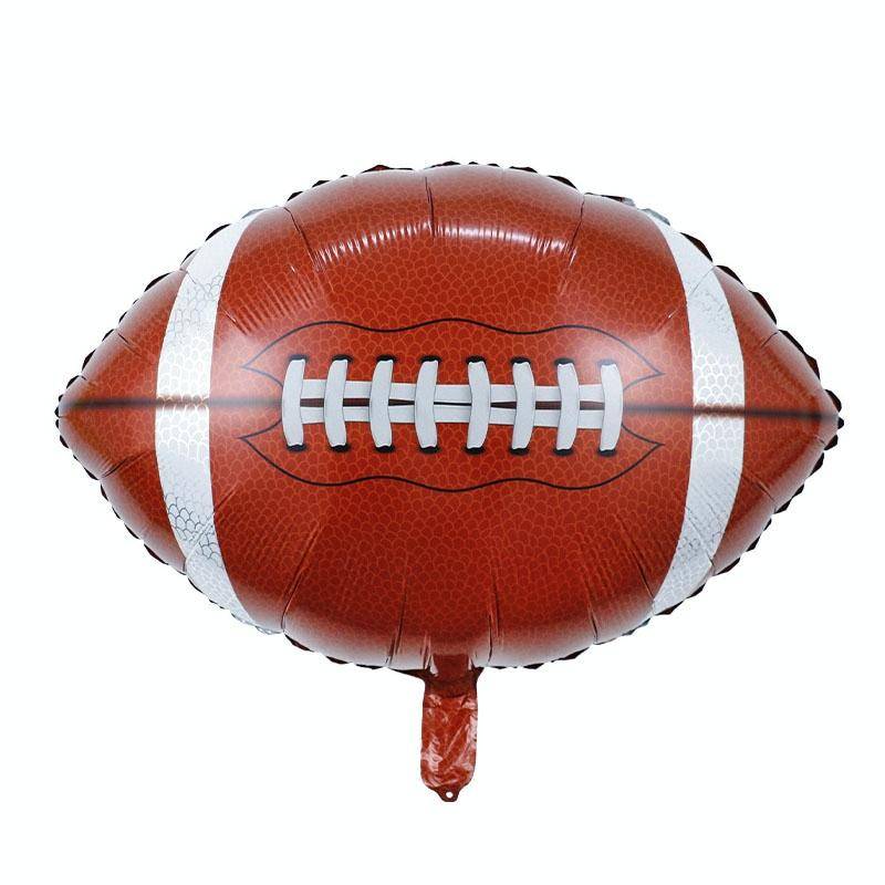 8 PCS Ball Team Game Sports Themed Party Decoration Balloons,Style: Large Rugby