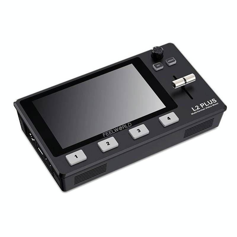 FEELWORLD L2 Plus Multi-camera Video Mixer Switcher with 5.5 inch Screen(AU Plug)