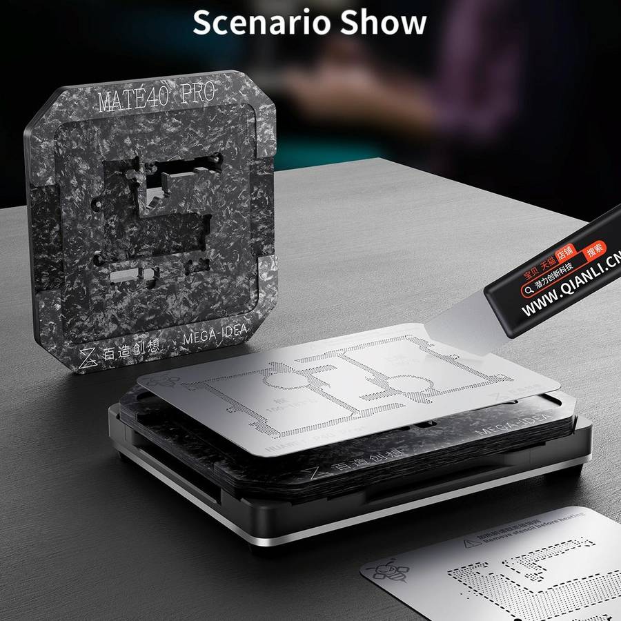 For Huawei Mate 50 Pro A Qianli Mega-idea Multi-functional Middle Frame Positioning BGA Reballing...