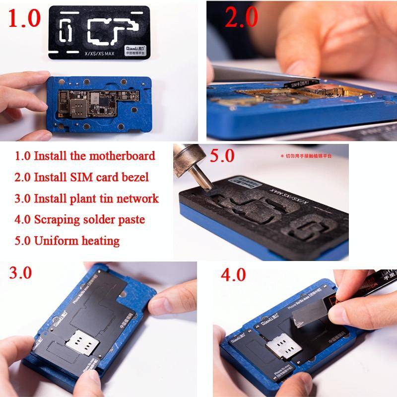 Qianli BGA Reballing Stencil Platform for iPhone X / XS / XS Max