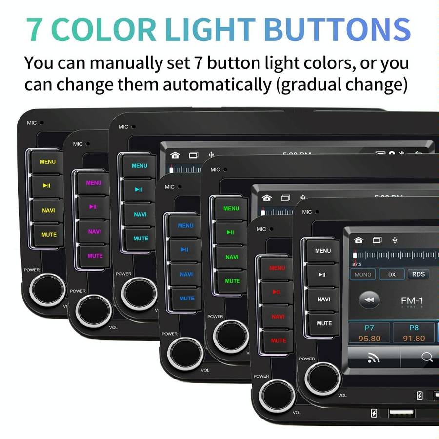 S9070 For Volkswagen 7 inch Portable Car MP5 Player Support CarPlay / Android Auto, Specification...