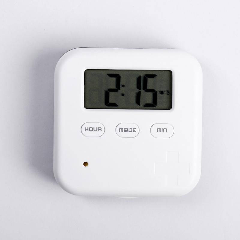 Electronic Smart Timing Medicine Box Portable Medicine Dispensing Storage Box(Gray)