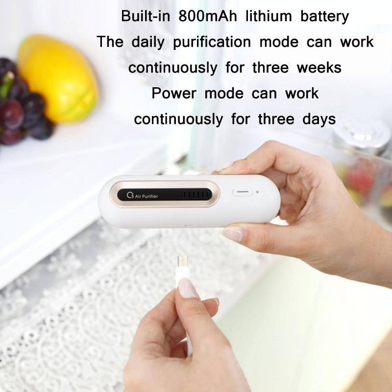 M9 Mini Ozone Sterilizer Home Refrigerator Deodorizer(White)