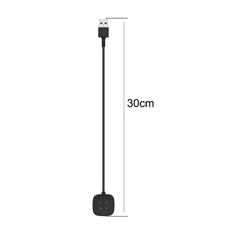 For Fitbit Versa4 Watch Magnetic Charging Cable Length: 30cm