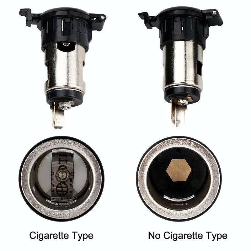2 PCS Car Modified Cigarette Lighter Car Charging Power Socket No Cigarette Type (with 1.5m Line)