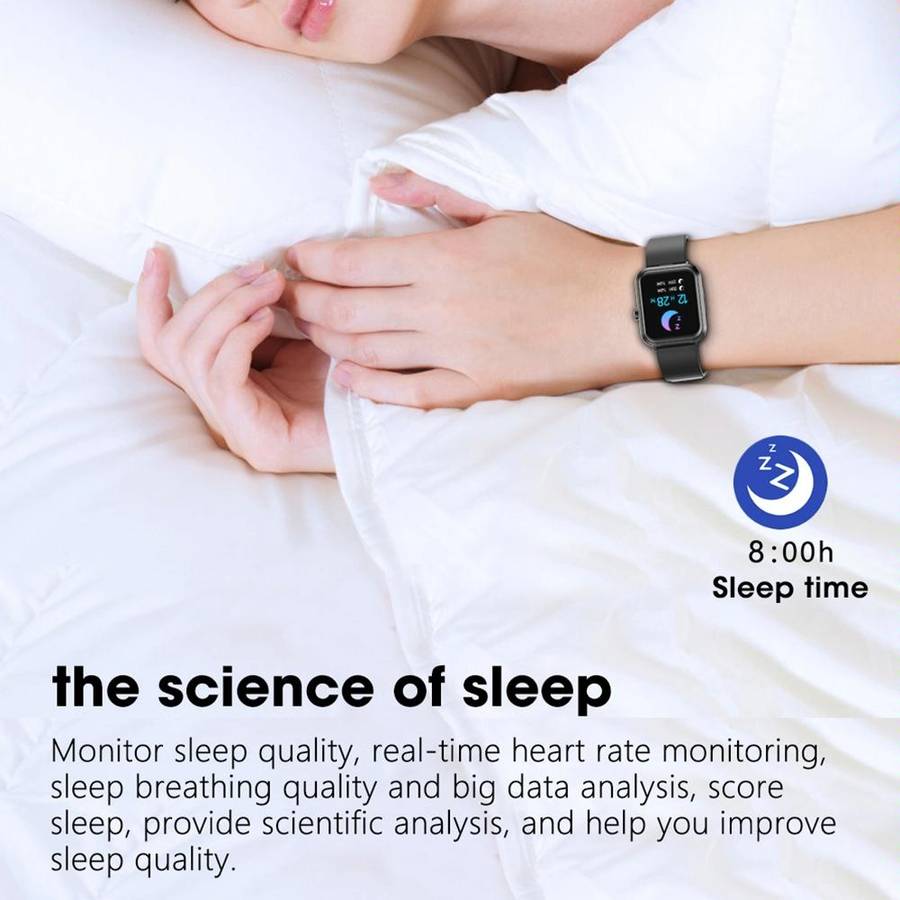 S6 TWS Earphone 1.91 inch Smart Bracelet Support Bluetooth Call / Health Monitoring(Black)