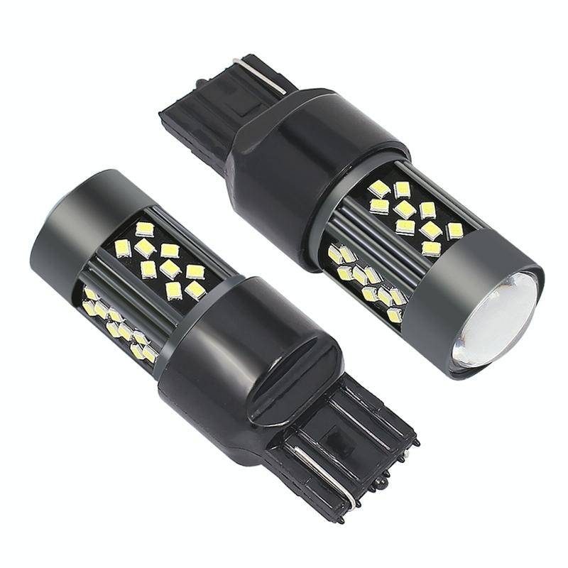 1 Pair 7443 12V 7W Continuous Car LED Fog Light(Purple Light)