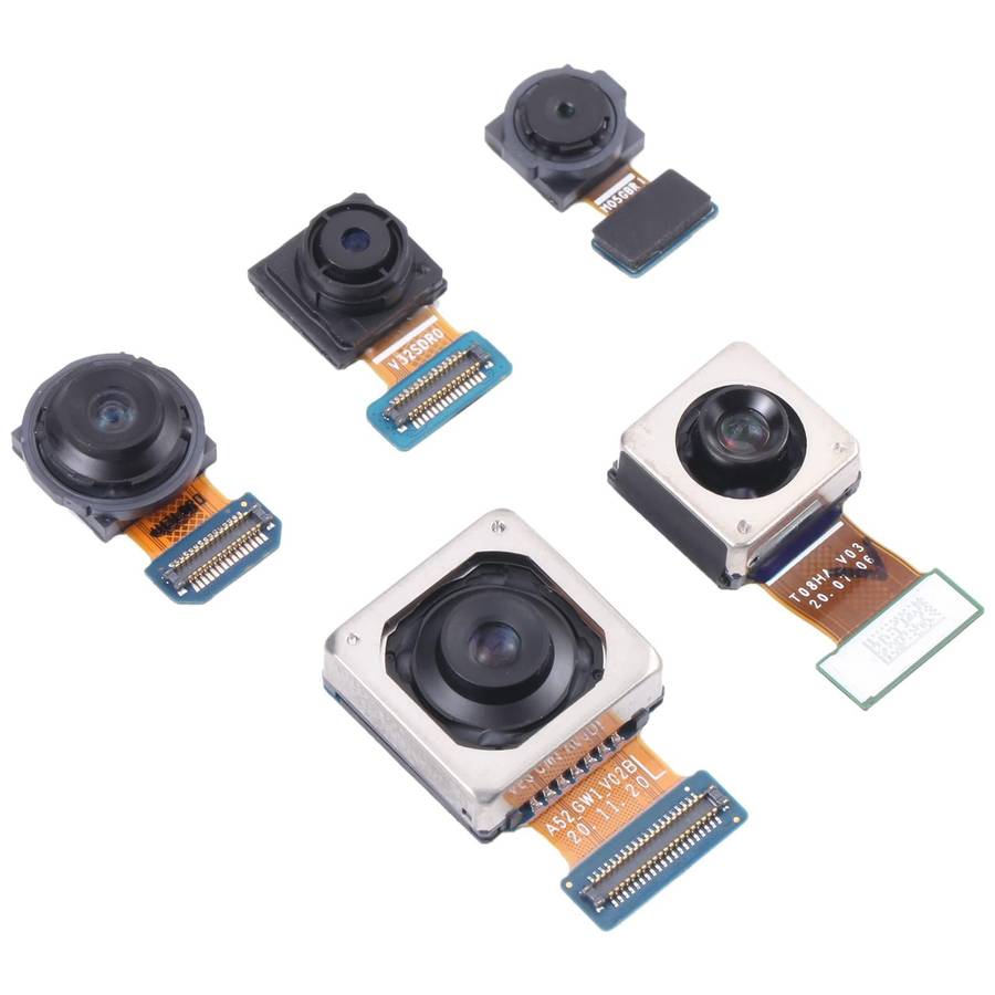 For Samsung Galaxy A72 SM-A725 Original Camera Set (Telephoto + Macro + Wide + Main Camera + Fron...