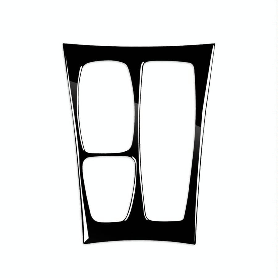Car Right Drive Gear Panel Decorative Sticker for BMW X5 E70 2008-2013 / X6 E71 2009-2014(Black)