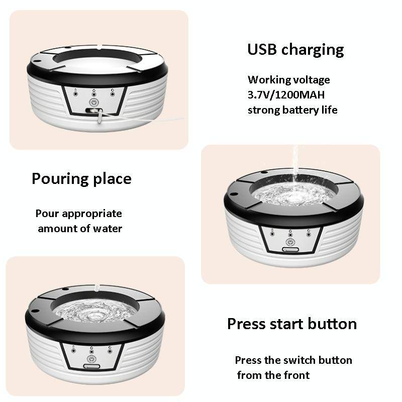Inductive Automatic Flushing Ashtray Purifies The Air and Removes Cigarette Smell(Green)
