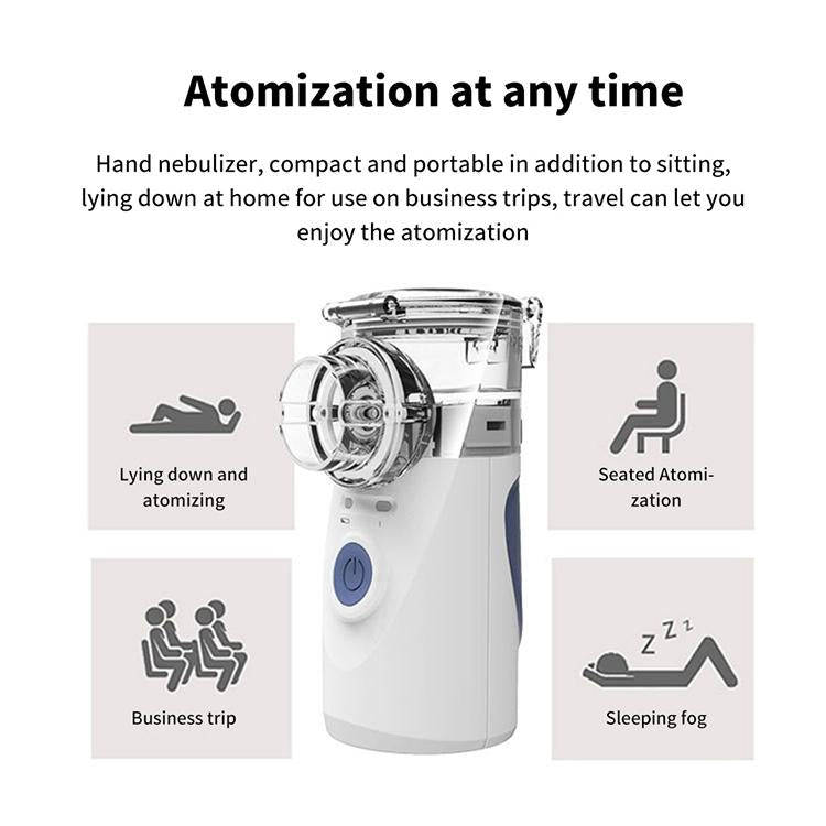 Portable Ultrasonic Nebulizer Mini Handheld Inhaler Respirator Health Care Home Machine Atomizer ...