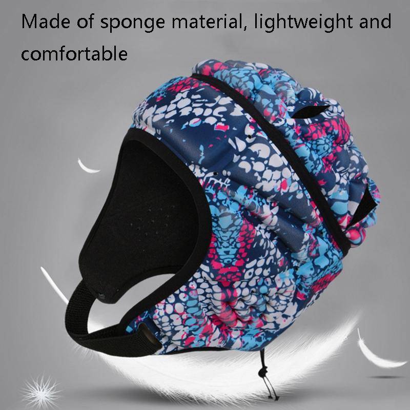 1933 Soft Football Helmet Sport Roller Skating Protective Cap(Cool Green)