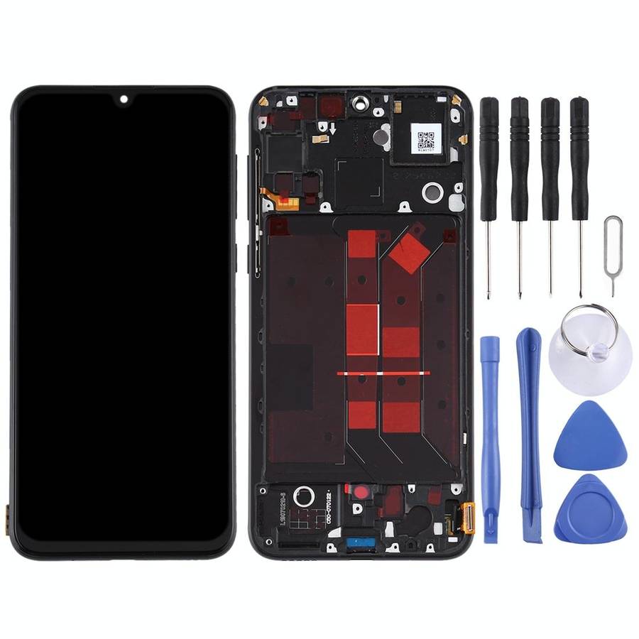 Original OLED LCD for Huawei Nova 5 Digitizer Full Assembly with Frame(Black)