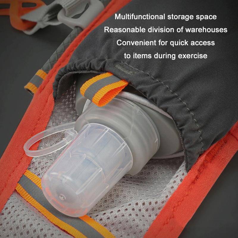 INOXTO Outdoor Cycling Off-Road Multifunctional Hydration Backpack, Size: Small(Light Gray With O...