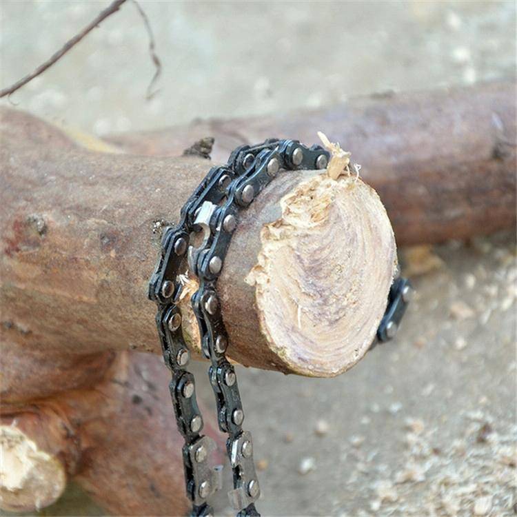 Outdoor Portable Hand-held Wire Saw Field Survival Manganese Steel Chain Saw Multifunctional Logg...