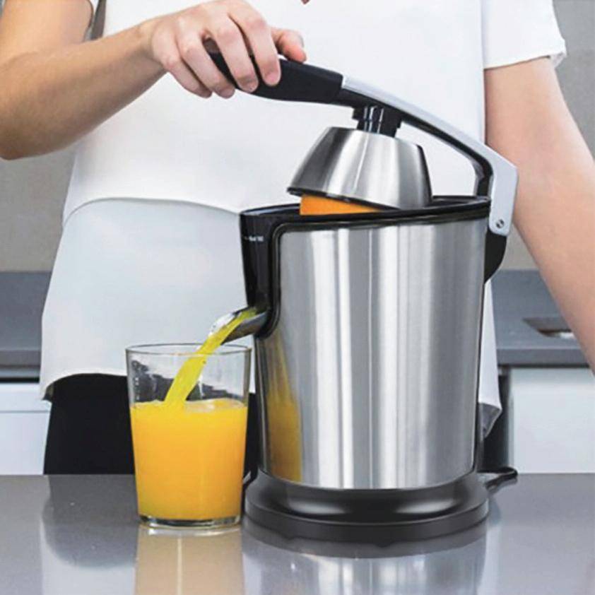 Stainless Steel Multifunctional Hand Press Juicer Orange Juice Machine Electric Juicer, EU Plug