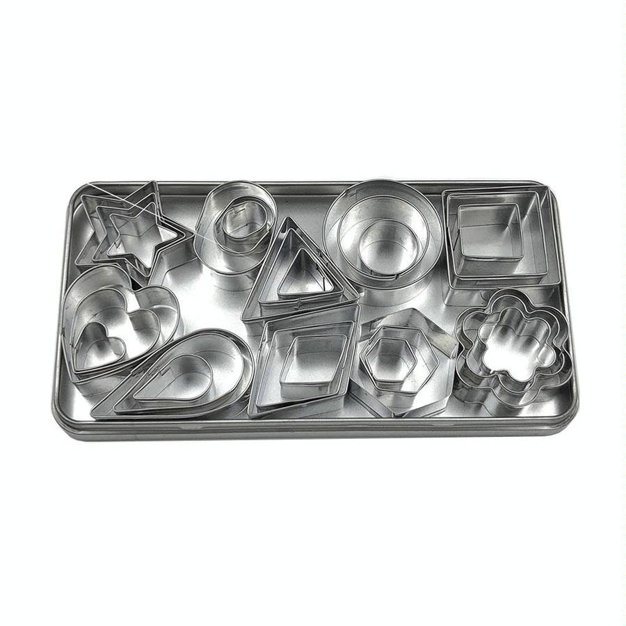 30 PCS / Set Stainless Steel Biscuit Mold