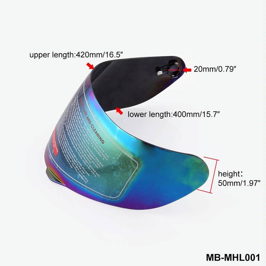 MB-MHL001 Motorcycle Helmet Shield Glasses Helmet Lens Full Face Visor Helmet Visor for AGV K3-SV...