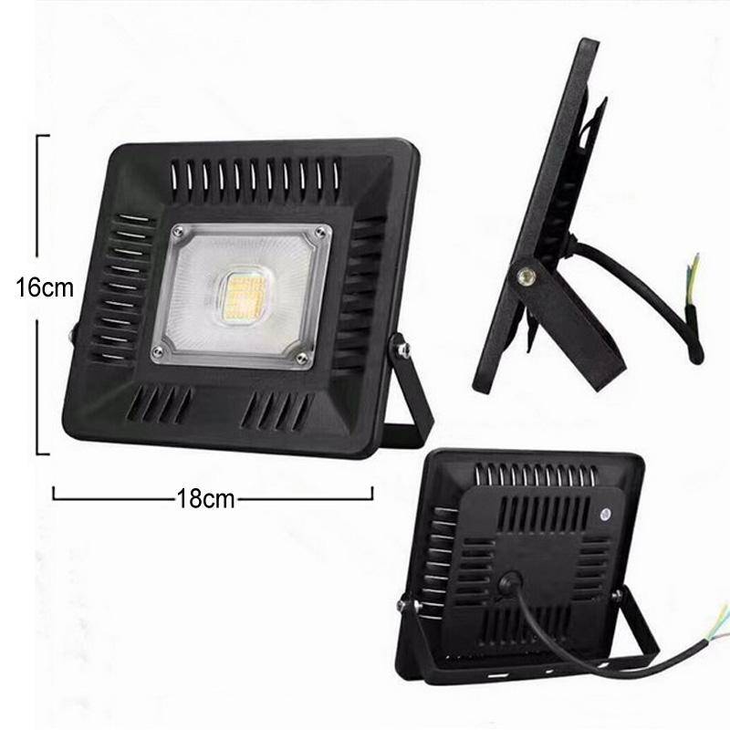 30W Waterproof 3000K Warm White Light LED Floodlight Lamp, Luminous Flux: > 2400LM, PF > 0.9, RA ...
