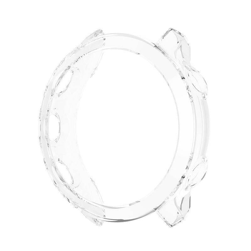 For Garmin Forerunner 158 / 55 Half Coverage Hollowed TPU Protective Case(Transparent White)