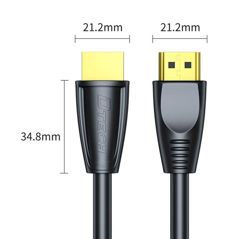 DTECH HDMI 2.0 HD Connection Cable 4K 60Hz Computer TV Connection Cable, Length: 1.5m